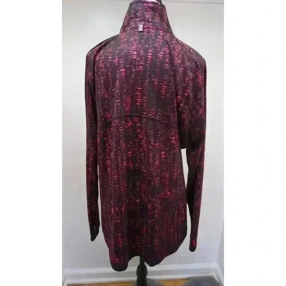 C9 Champion Women’s Duo Dry Long Sleeve 1/4 Zip Pullover - Pink & Black, XXL - Picture 12 of 16